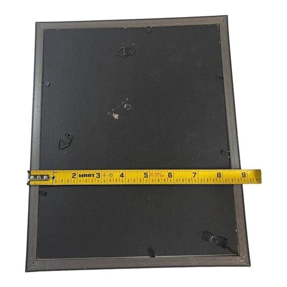 Southwest Native American Elk Deer Buck Drum Print Picture Framed 8.75x10.75 VTG - Picture 3 of 6